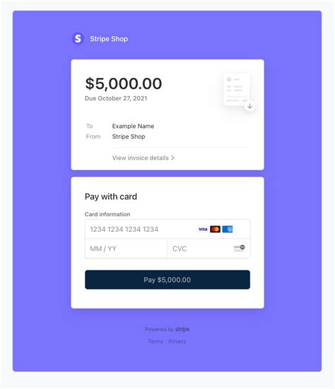 stripe pay bill online